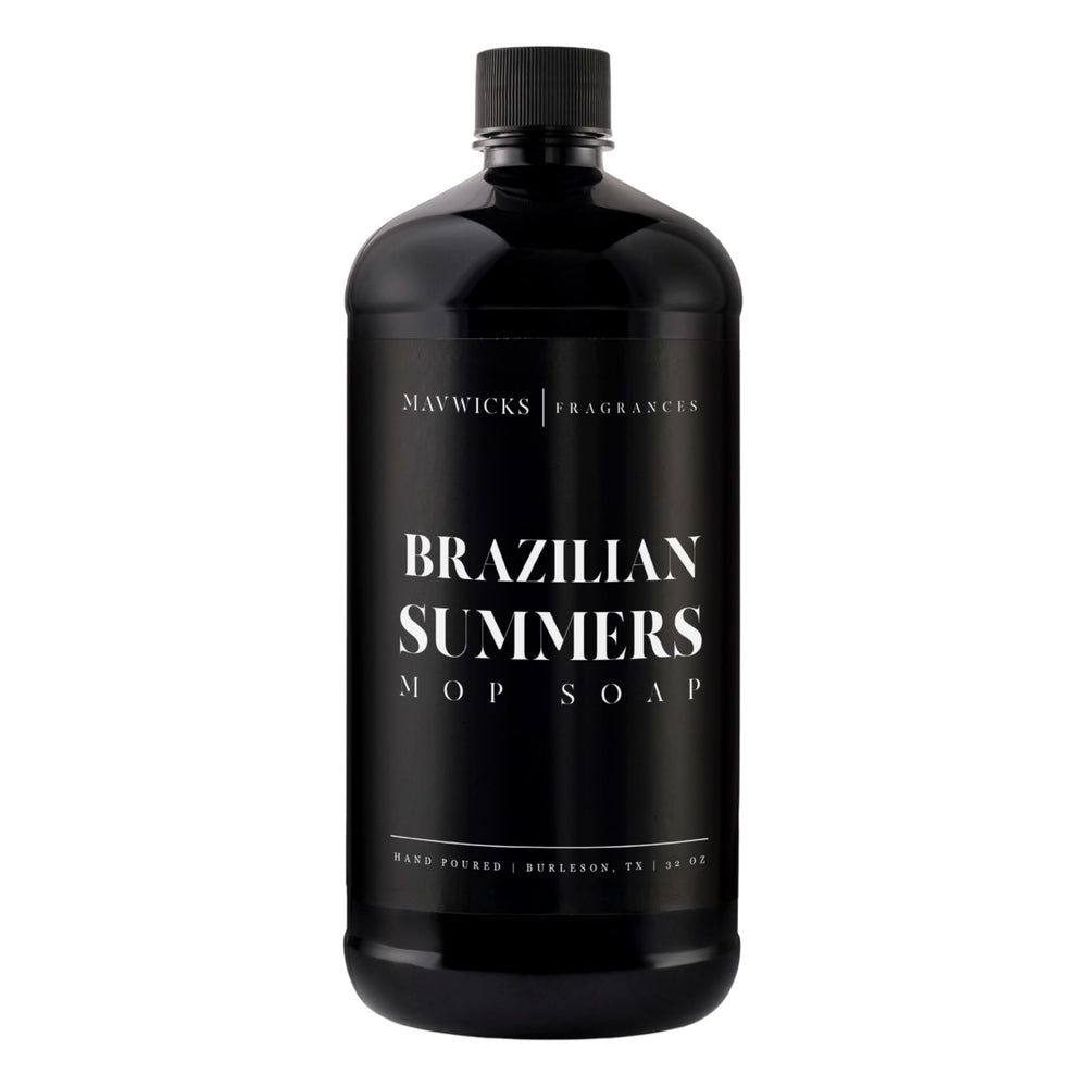 Mavwicks Brazilian Summers mop soap 32oz bottle for gentle, multi-surface cleaning