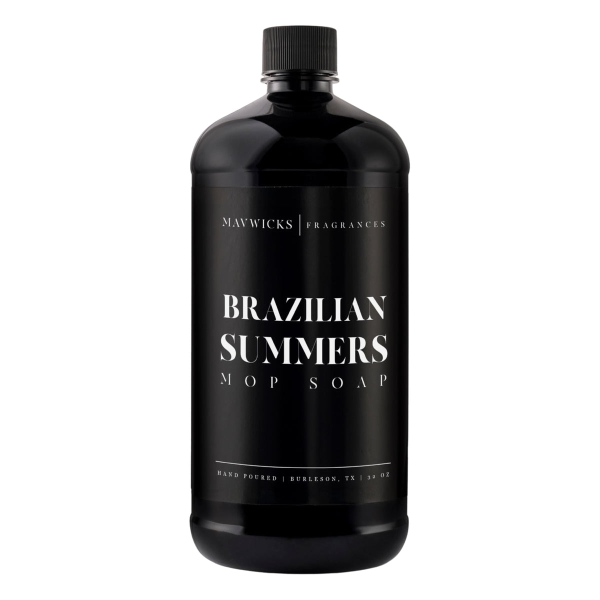 Mavwicks Brazilian Summers mop soap 32oz bottle for gentle, multi-surface cleaning