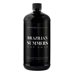 Mavwicks Brazilian Summers mop soap 32oz bottle for gentle, multi-surface cleaning