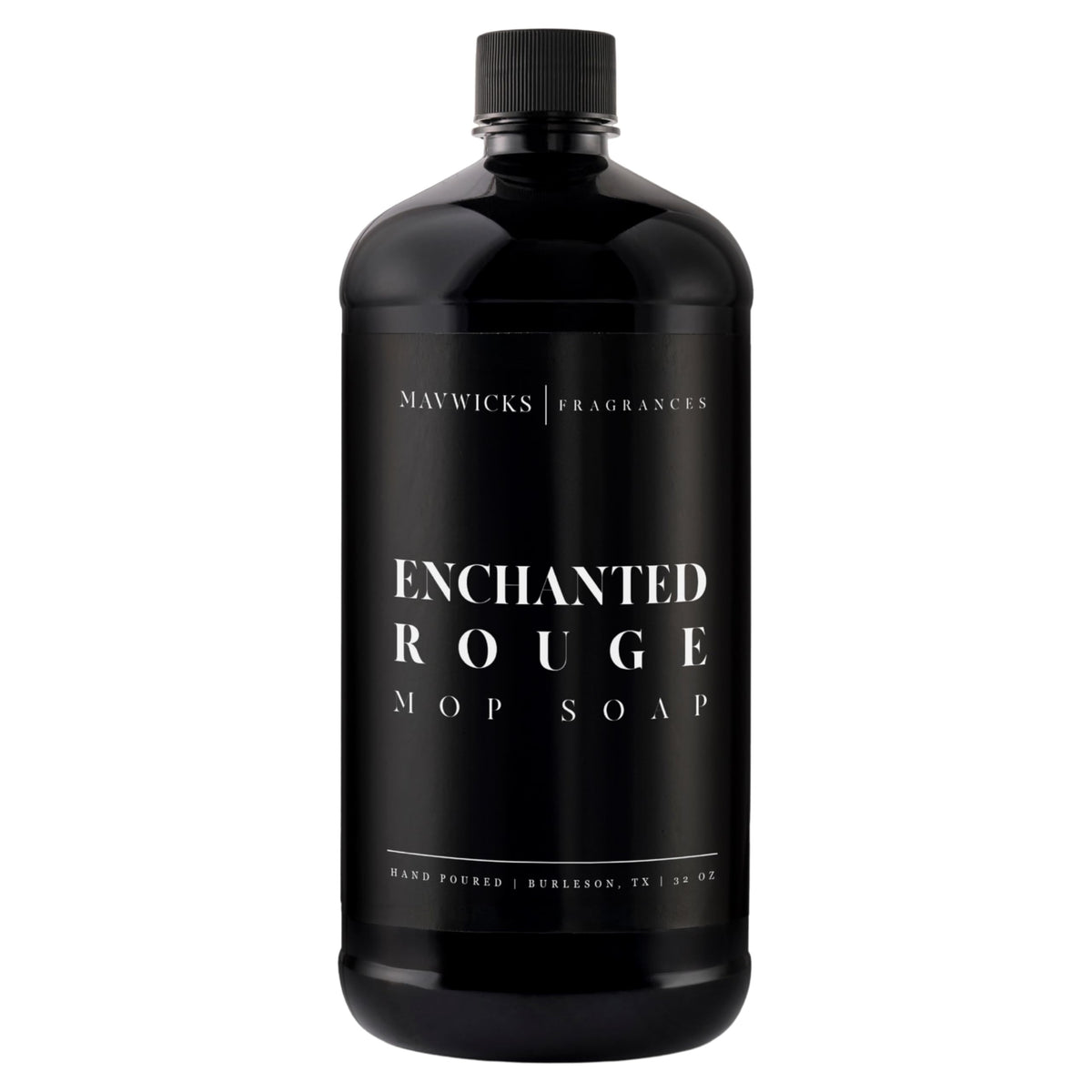 Mavwicks Enchanted Rouge bottle pour for fragrant mop prep