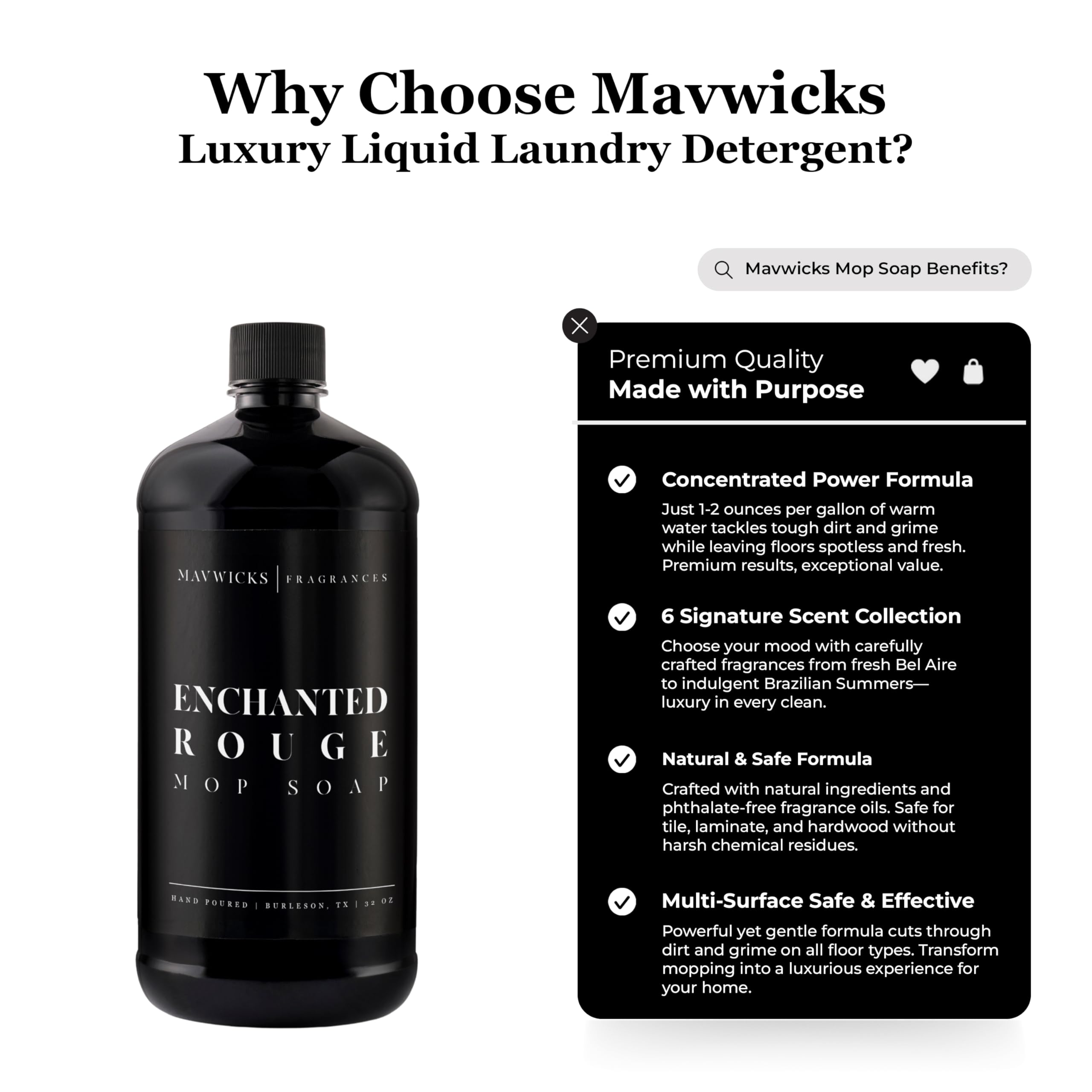 Mavwicks Enchanted Rouge concentrate dissolves quickly in water