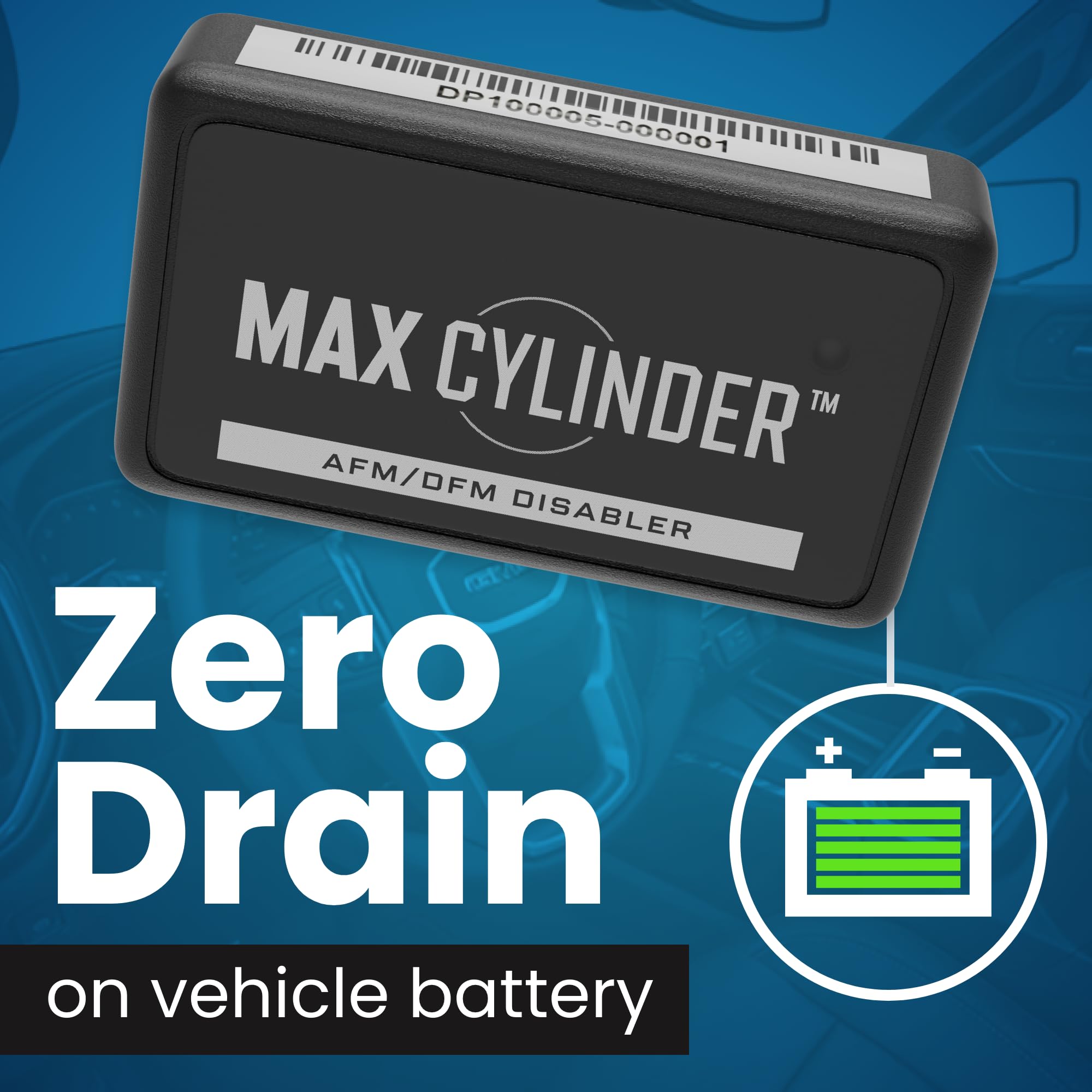 Max Cylinder AFM/DFM disabler in engine bay fitment for GM trucks.
