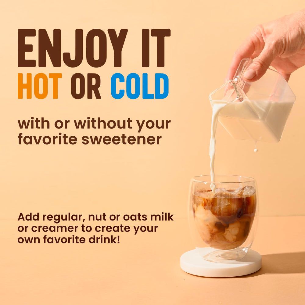 MAX FIT Arabica medium roast instant coffee offers rich aroma and clean energy.