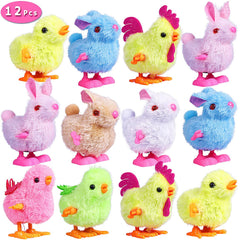 Max Fun wind-up toy rabbit adds playful jumping to Easter baskets.