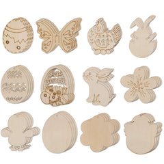 Max Fun Easter rabbit wood cutout ornament perfect for DIY party decor.