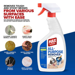 Max Strip graffiti removal on wall provides quick, clean results.