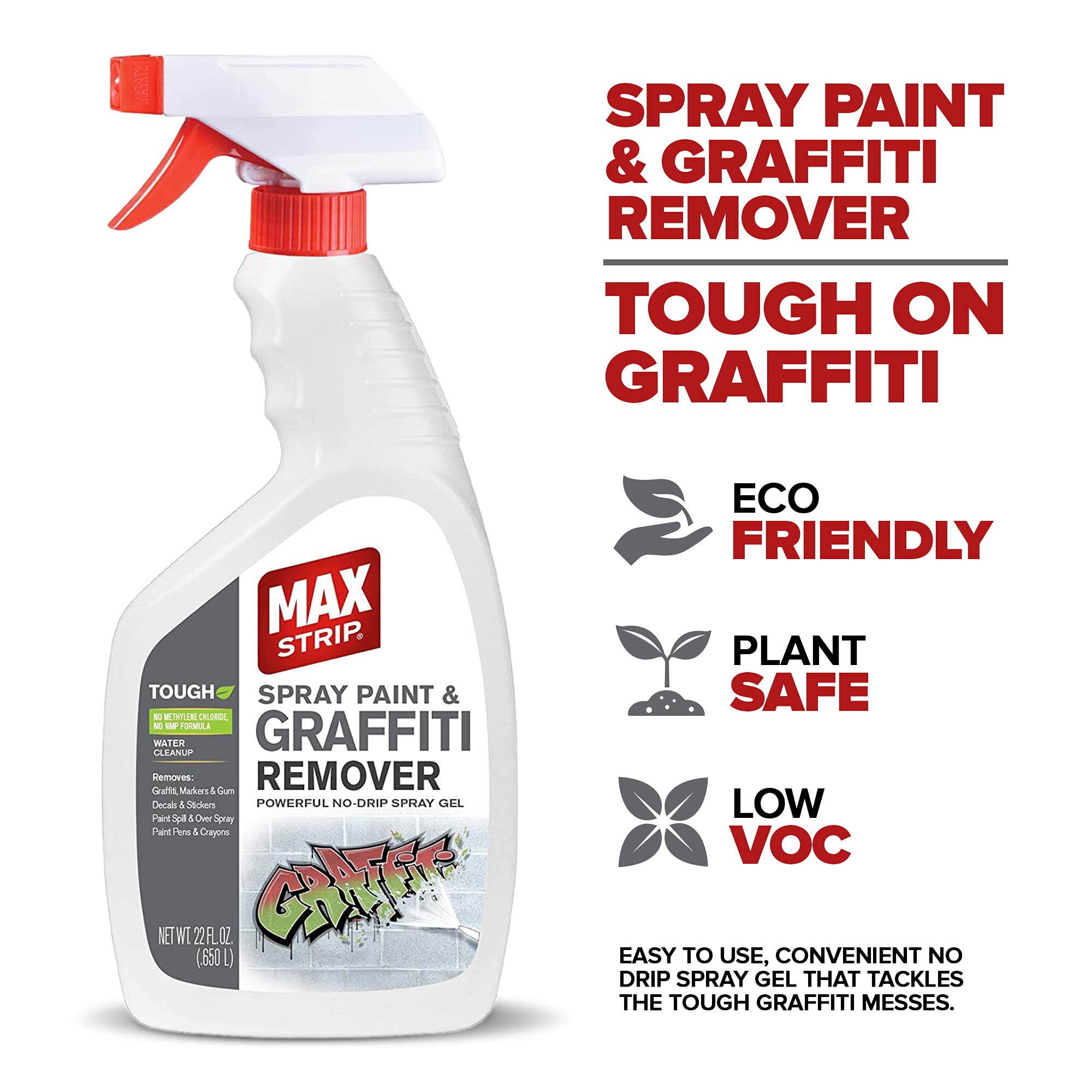Max Strip not-for-plastic surfaces warning on packaging.