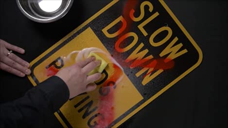 Max Strip removes paint overspray on walls and sidewalks.