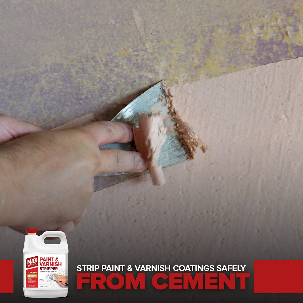 Max Strip varnish removal on wood surfaces to reveal grain.