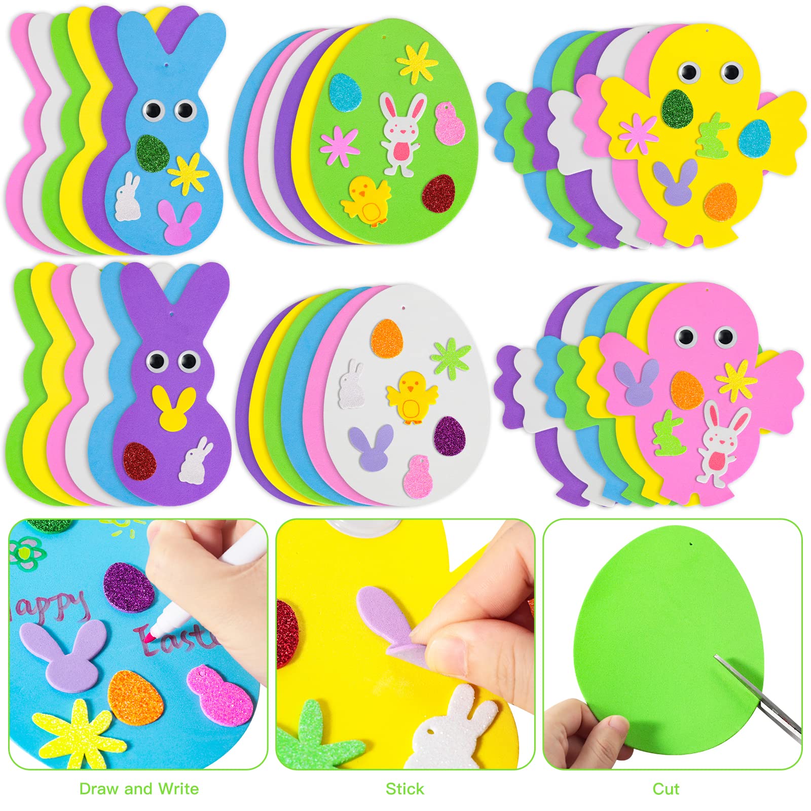 Max Fun foam chicks for playful Easter decor and photo props.