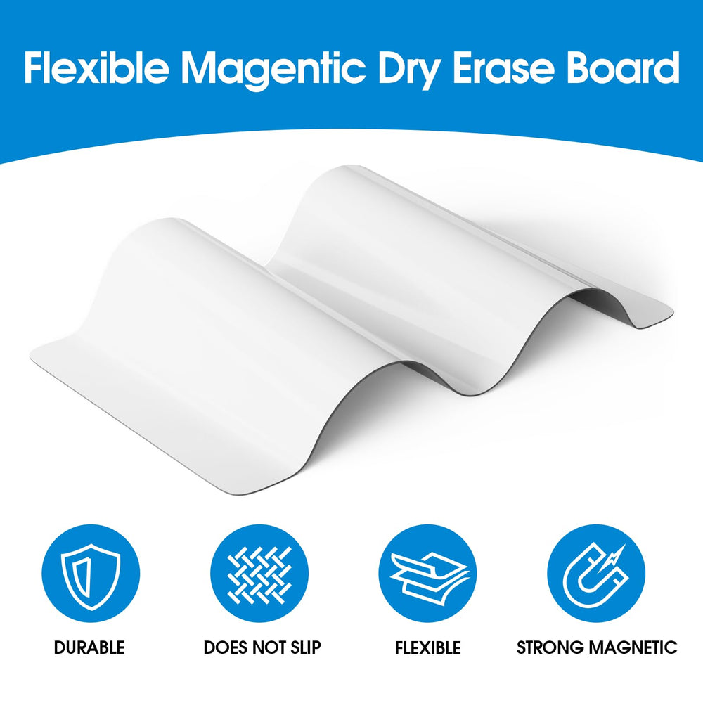 MaxGear magnetic eraser gliding smoothly for a clean surface.