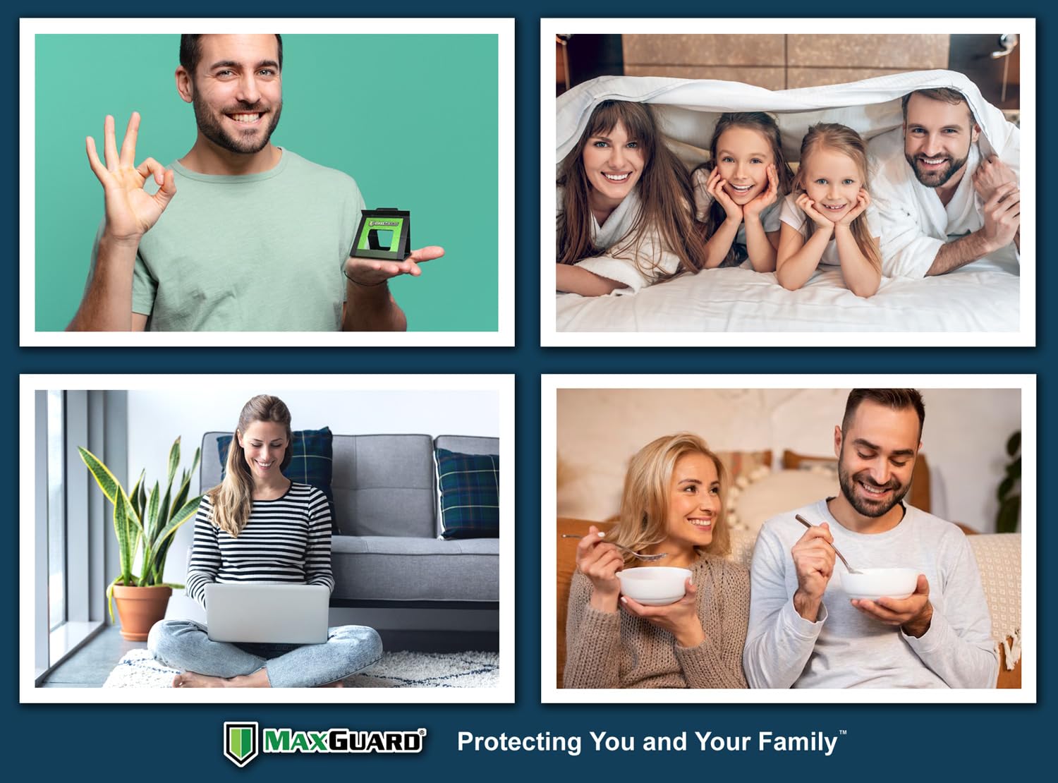 MaxGuard trap demonstrates non-toxic, safe home pest monitoring.
