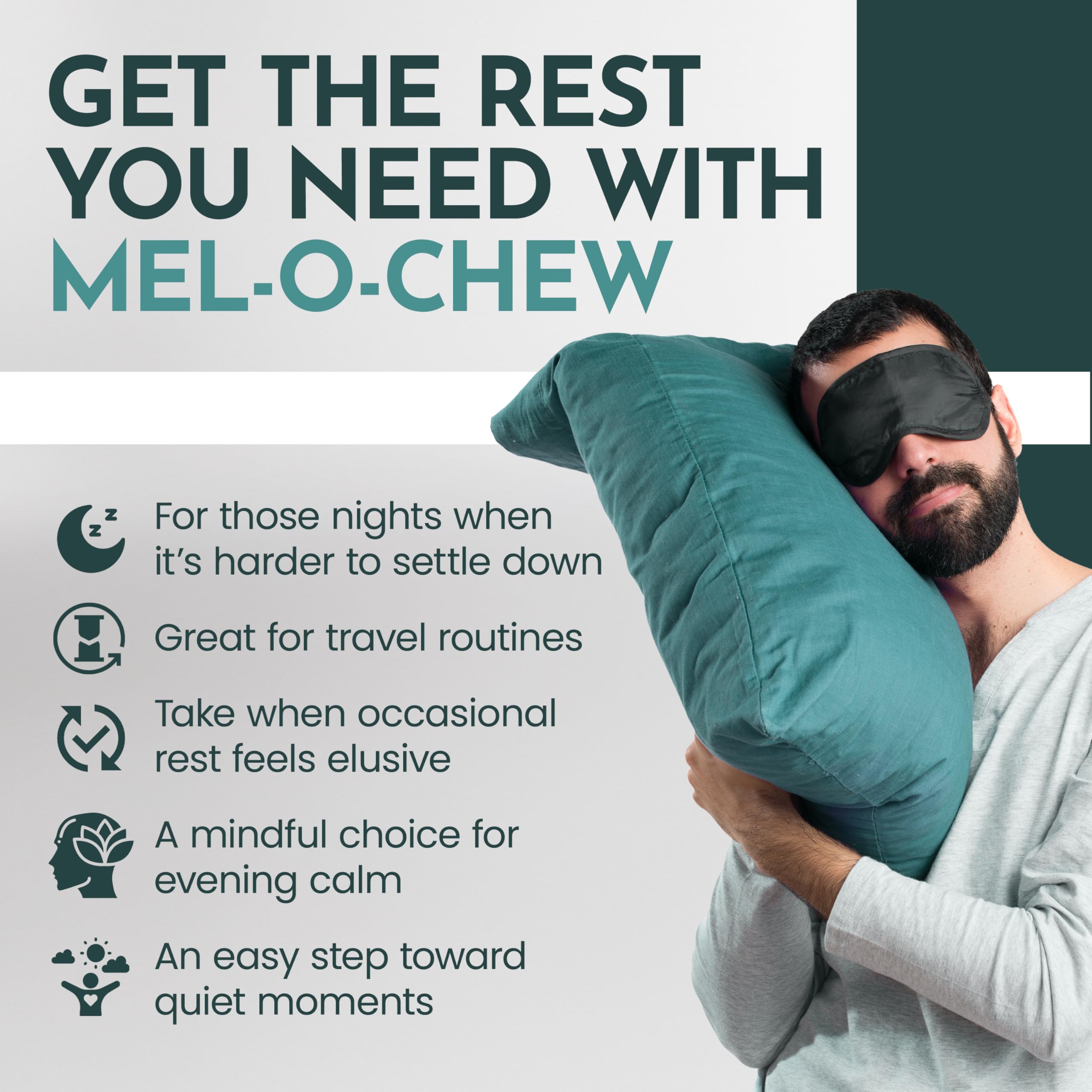Maxi Health Mel-O-Chew Enzymax feature highlighting faster uptake