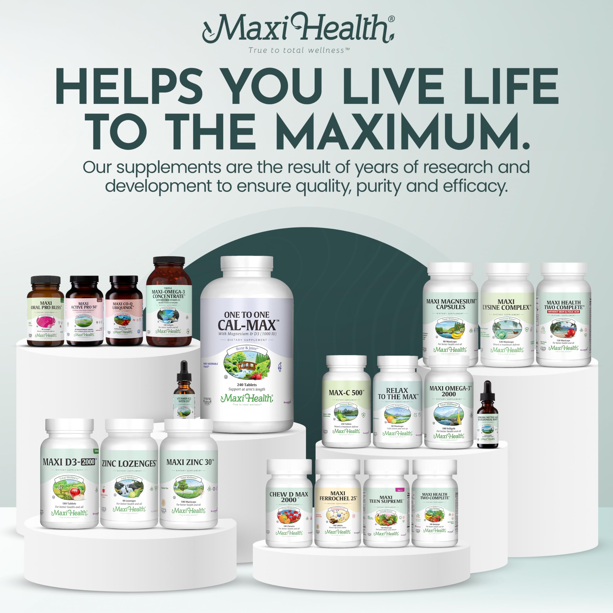 Maxi Health Mel-O-Chew suitable for adults and teens in daily use