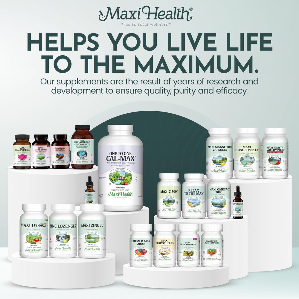 Maxi Health Mel-O-Chew suitable for adults and teens in daily use