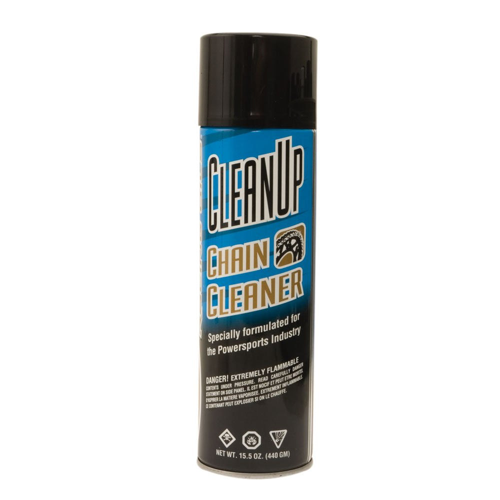 Maxima Clean-Up aerosol bottle for fast chain cleaning and residue removal