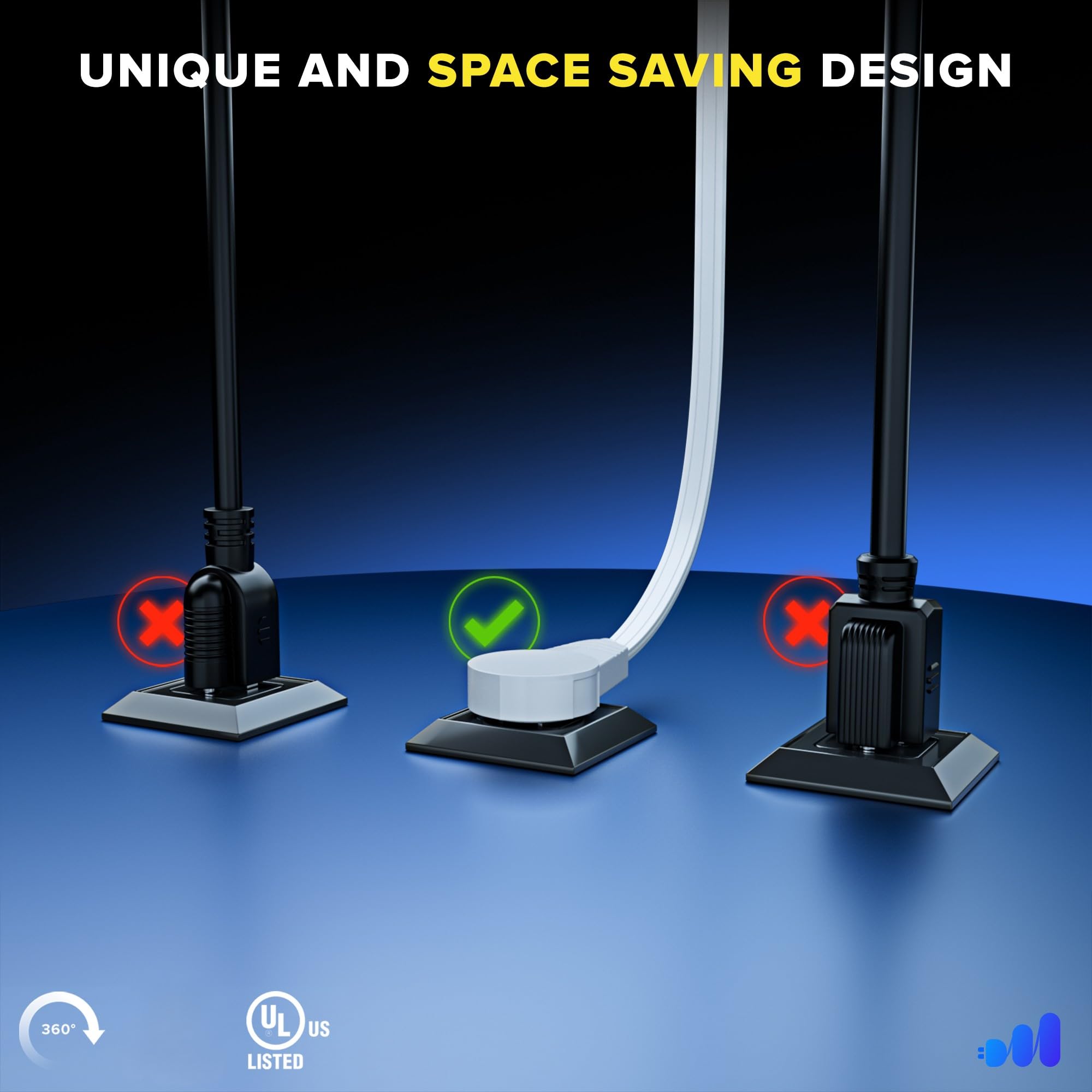 Maximm behind sofa cable setup reduces visible clutter.