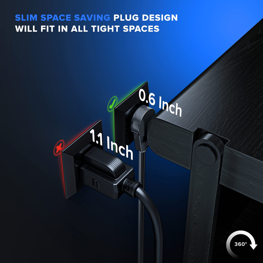 Maximm three outlet extension cord provides three outlets for multiple devices