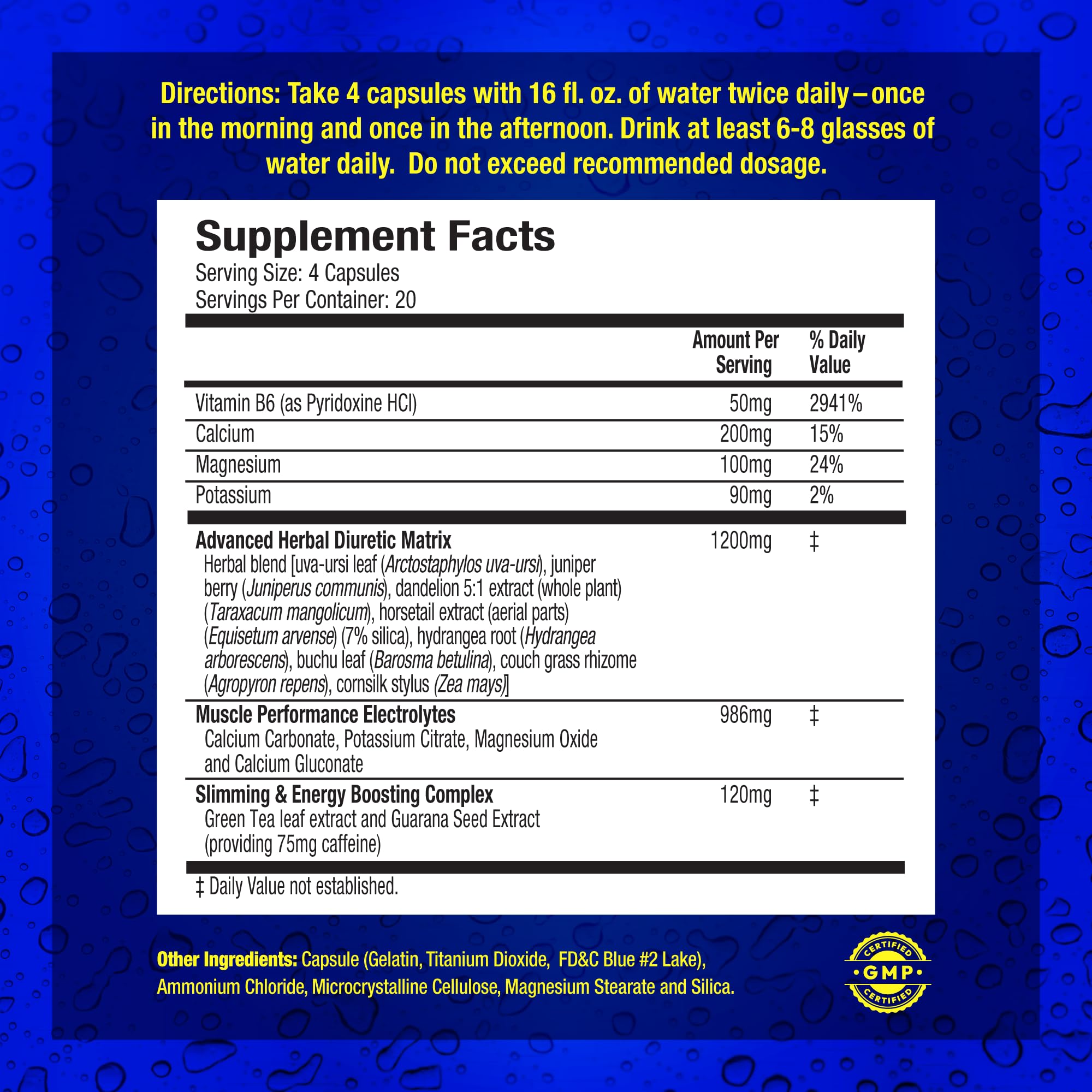 Maximum Human Performance Xpel bottle back with ingredient highlights for electrolyte support