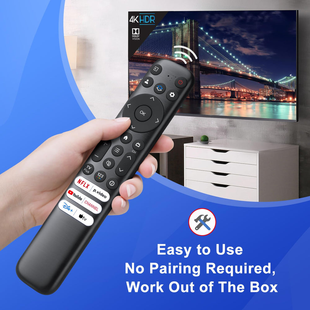 Maxitoc RC813 remote in hand for easy room-to-room control