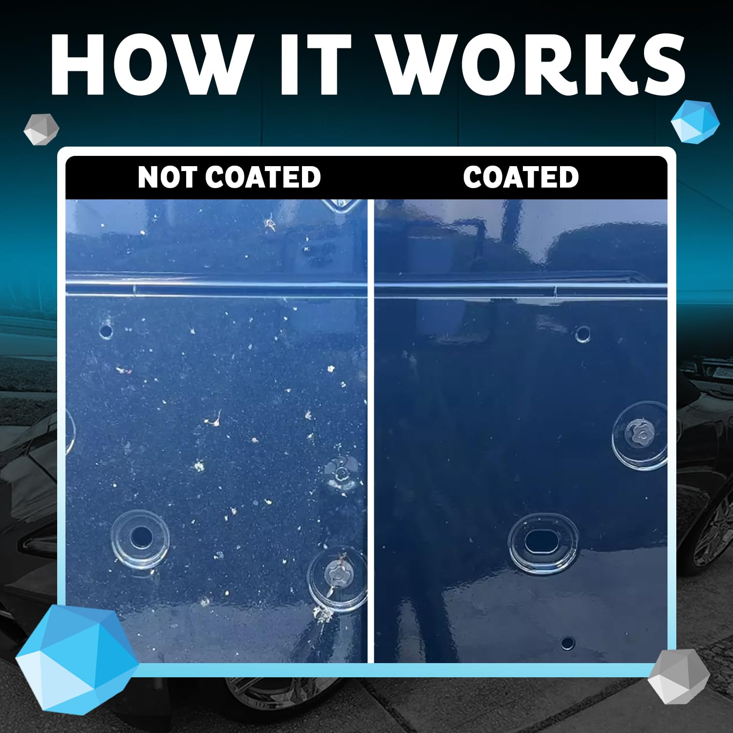 MAXLONE wheels shine with a protective hydrophobic barrier.