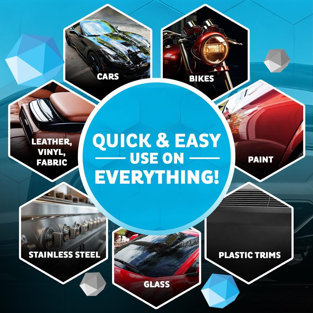 MAXLONE wipe application creates a spotless finish with minimal effort.