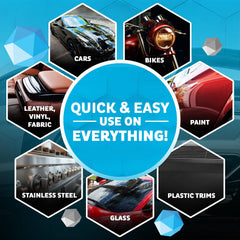 MAXLONE wipe application creates a spotless finish with minimal effort.