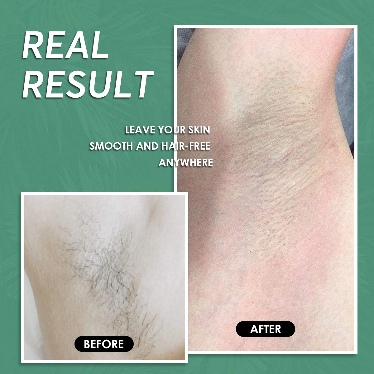 Maxpearl wax beads coverage across body areas for DIY spa results