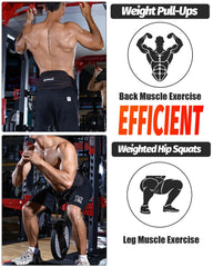 MAXRANK Dip Belt highlights doubled stitching for enhanced durability
