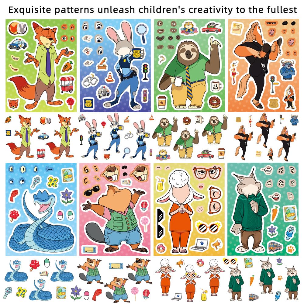 MAXSNOW party favors for group DIY sticker activities and fun