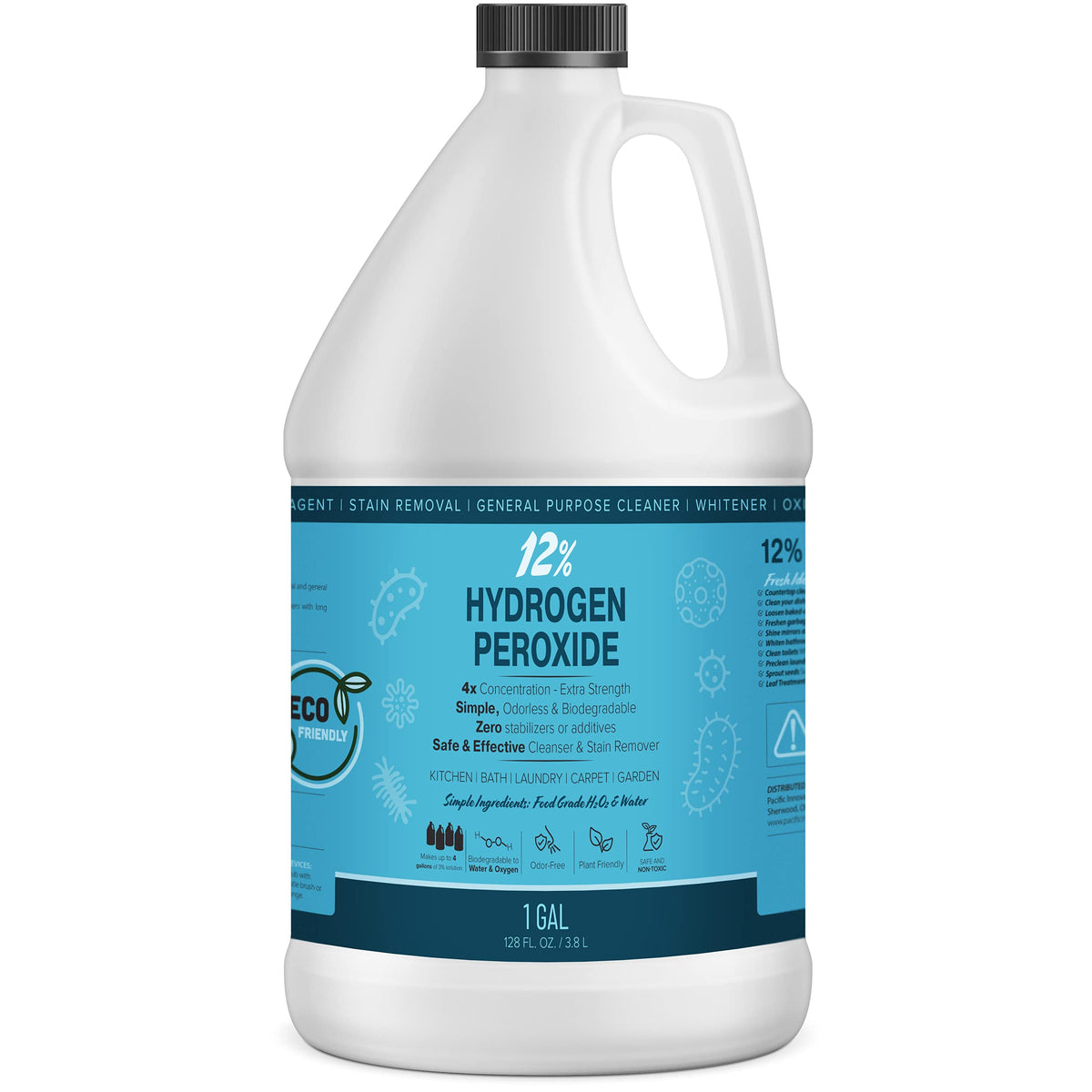 MAXTITE 12% hydrogen peroxide bottle for bright surfaces and everyday cleaning.