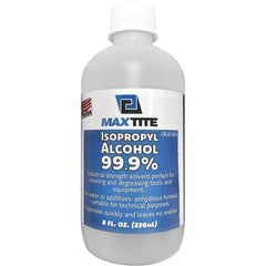 MaxTite Isopropyl Alcohol 99.9% bottle ready for quick surface prep and cleaning.