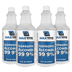 MaxTite Isopropyl Alcohol bottle, high-purity formula for fast surface prep.