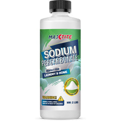 Maxtite sodium percarbonate 2lb bottle for versatile home whitening and cleaning.