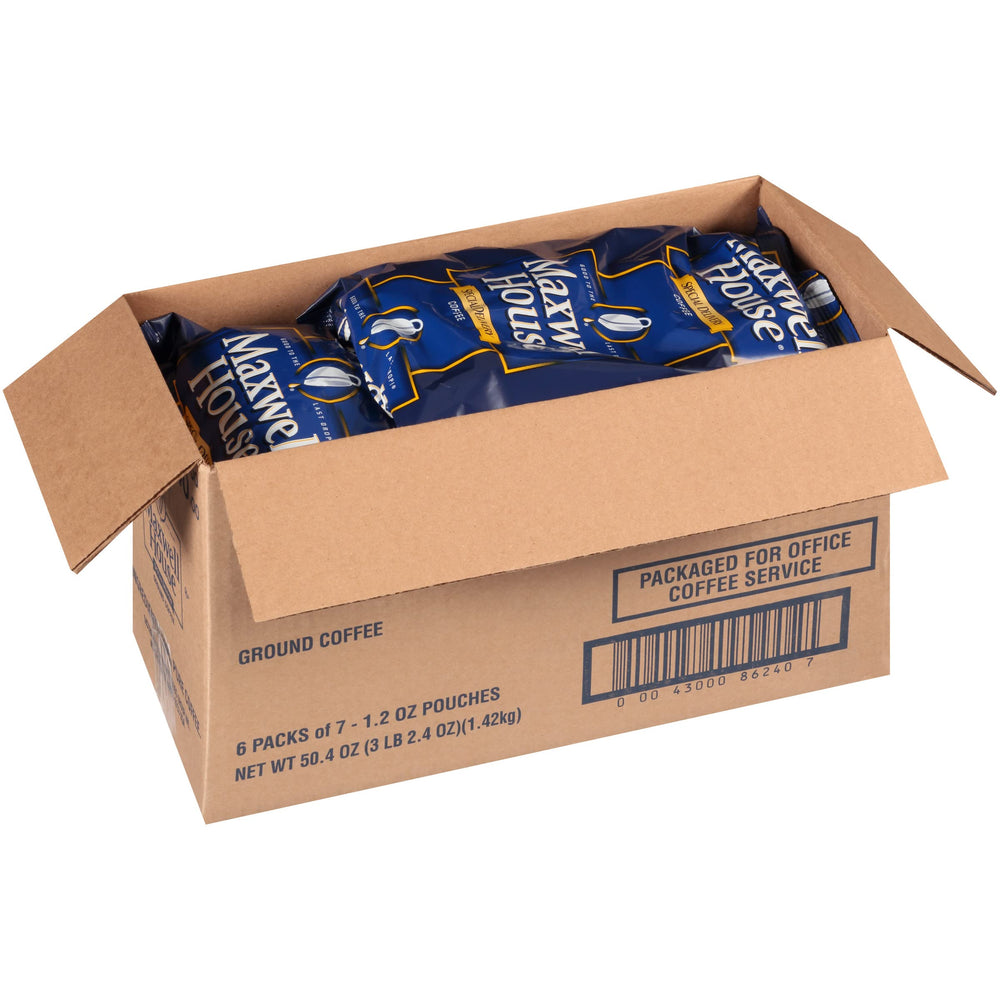 Maxwell House aroma enhances morning routines with dependable flavor.