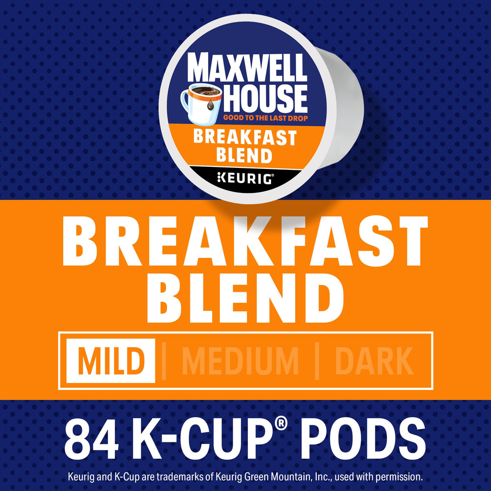 Close-up of Maxwell House Breakfast Blend aroma to evoke inviting mornings