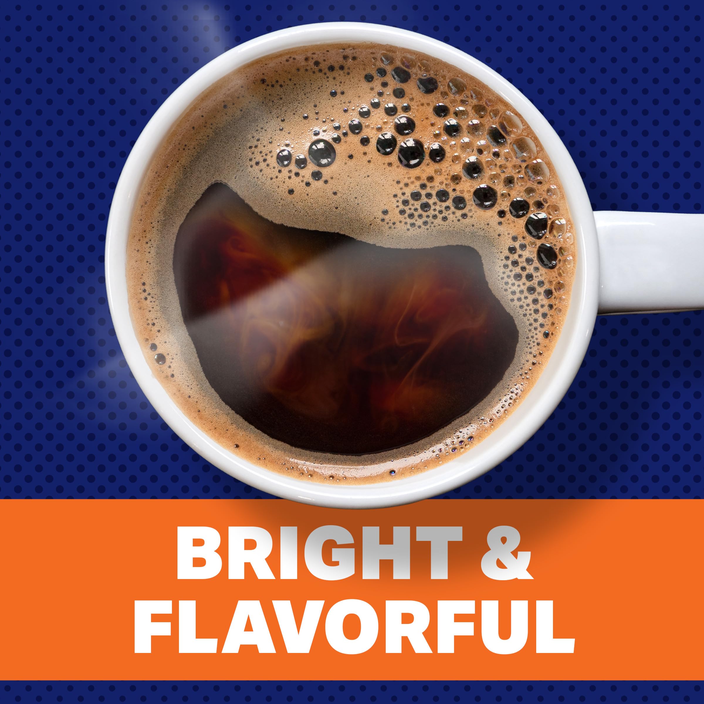 Assorted Maxwell House Breakfast Blend K-Cup pods arranged for fast brews