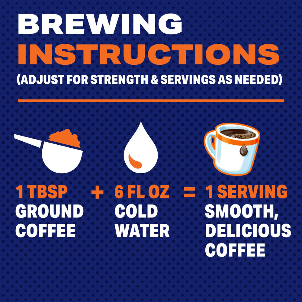 Aromas rise from Maxwell House Dark Silk, ideal for a focused start to the day.
