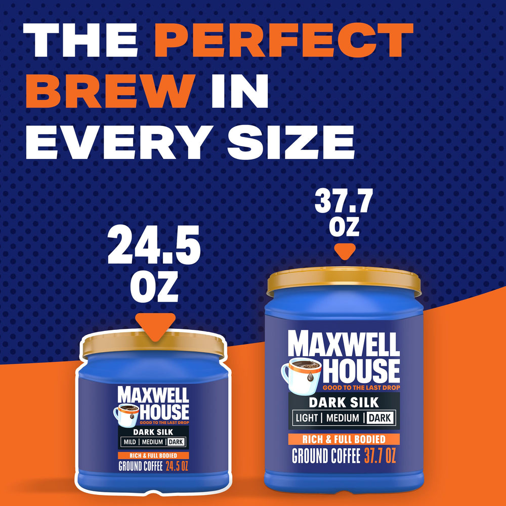 Cozy kitchen scene with Maxwell House Dark Silk ready for busy days.