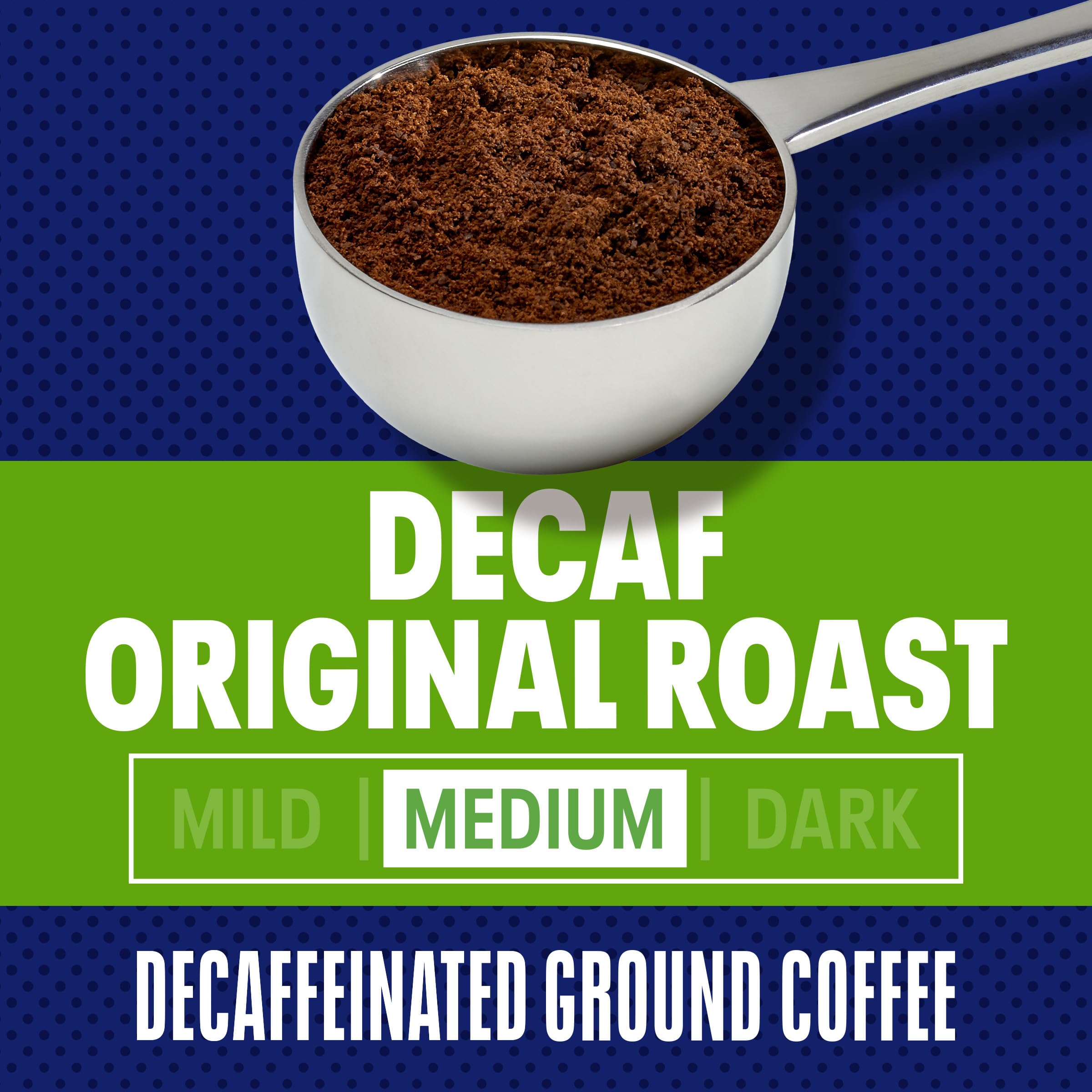 Maxwell House Decaffeinated Original cup with steam evokes inviting aroma for mindful sipping
