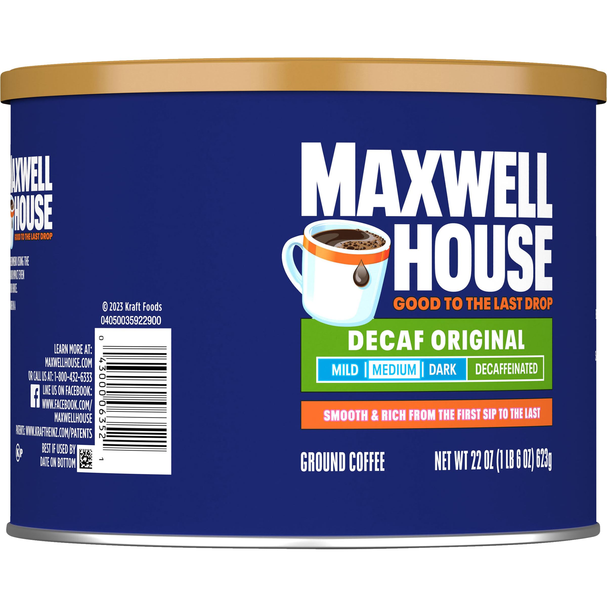 Aroma-filled kitchen with Maxwell House Decaf Original Medium Roast
