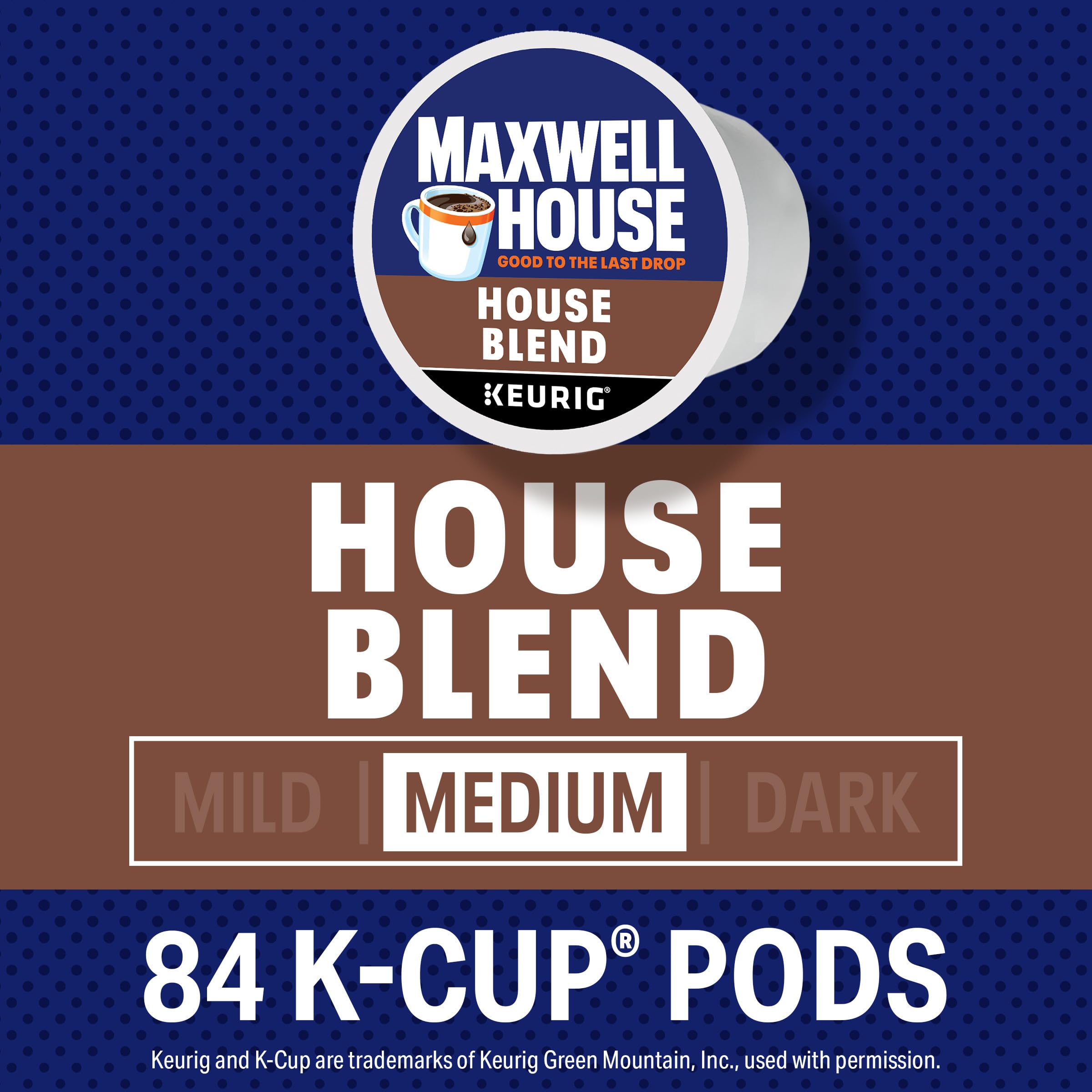 MAXWELL HOUSE K-Cup pods on shelf, ready for quick mornings.