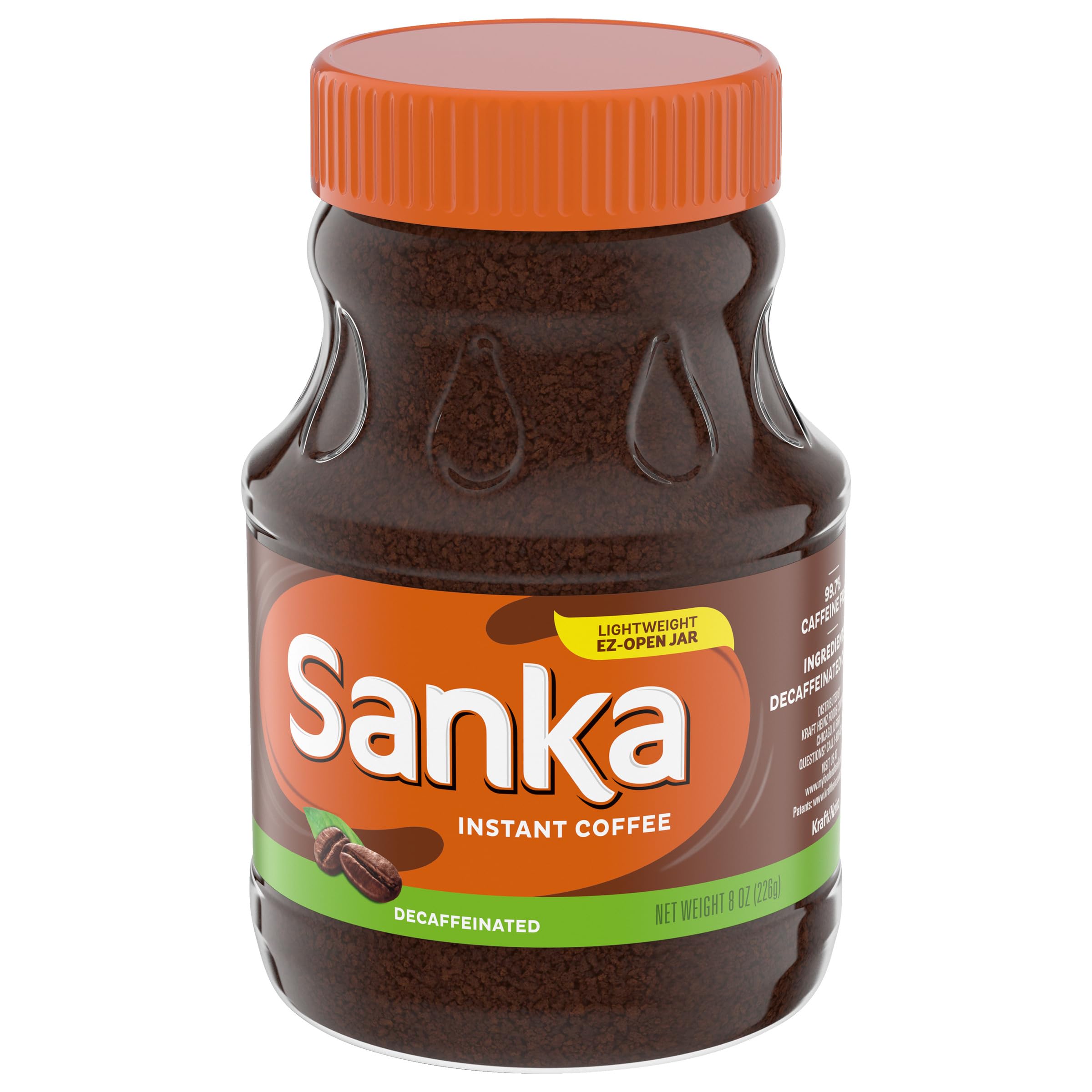 Maxwell House Sanka decaf hot-water mug ready-to-drink.
