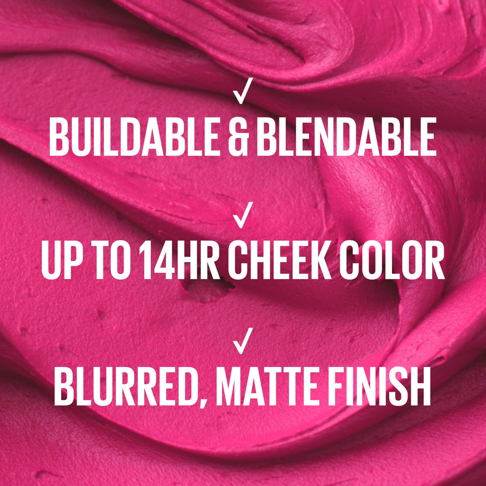 Maybelline Cloudtopia long wear finish stays vibrant with minimal transfer during daily activities.