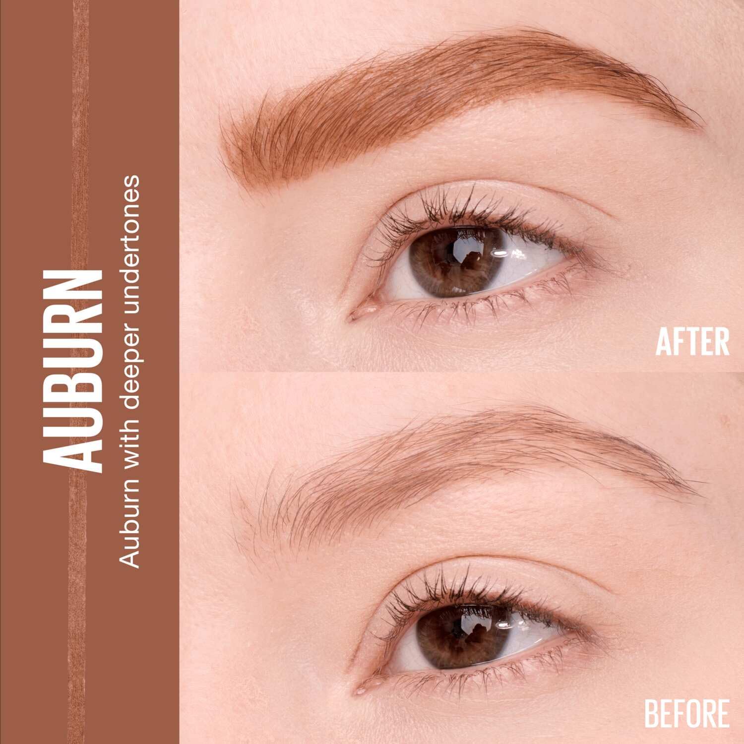 Built-in spoolie brush on the Maybelline Express Brow Ultra Slim Pencil in action.