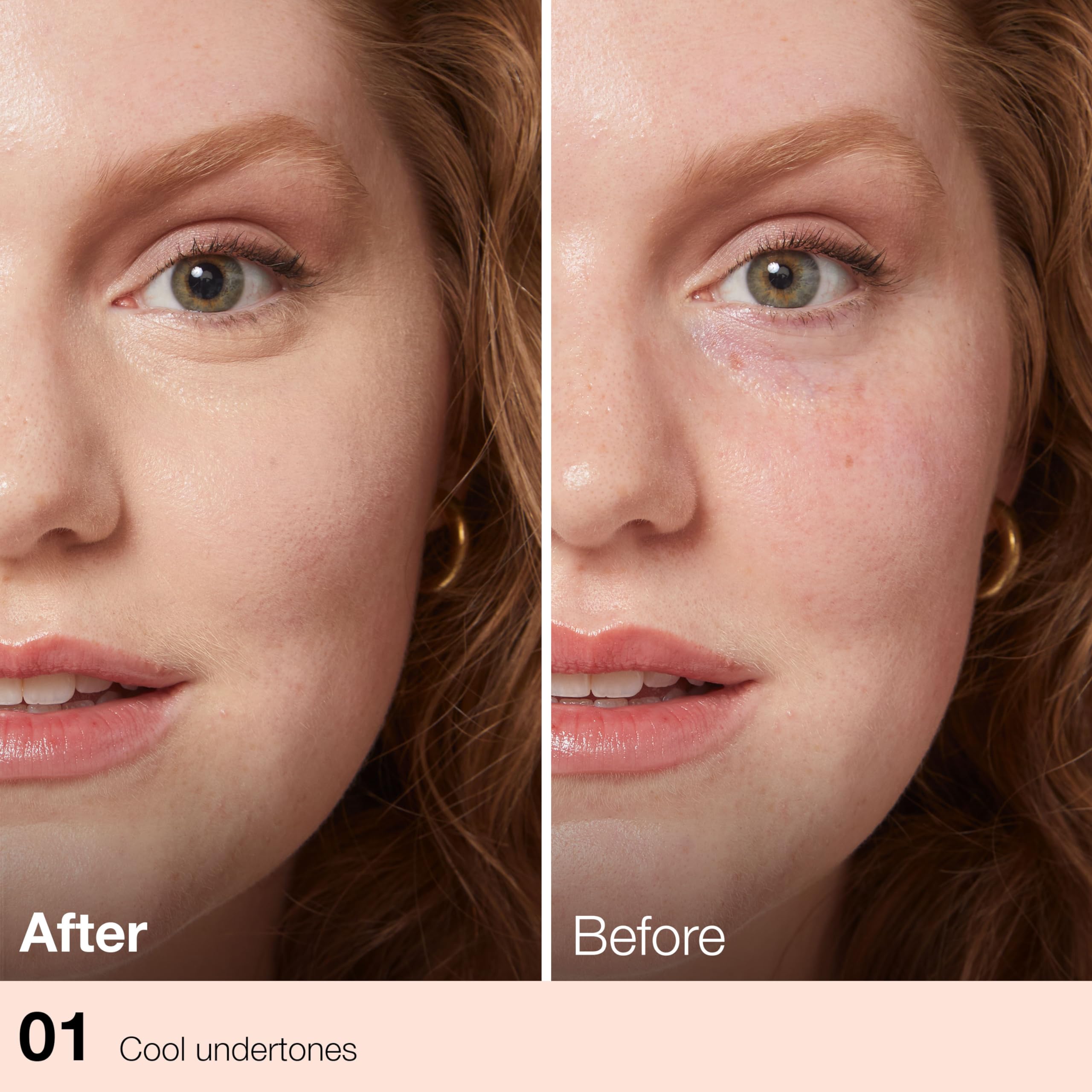 Maybelline Fit Me concealer blemish coverage on skin for a smooth look.