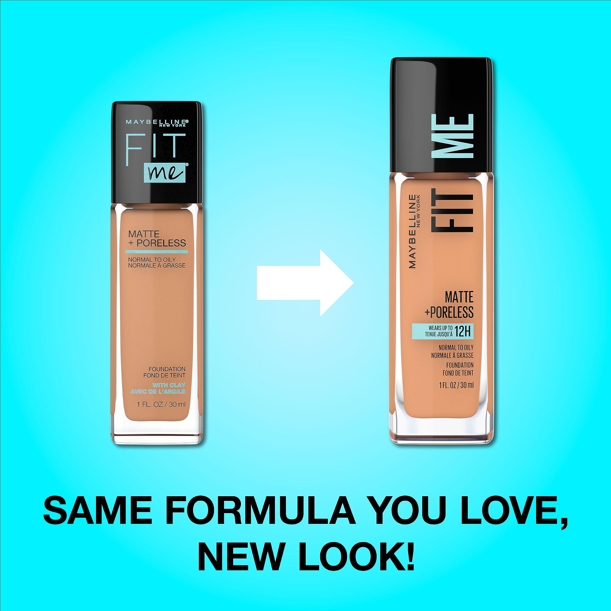Texture swirl of Maybelline Fit Me Matte + Poreless for smooth blendable coverage