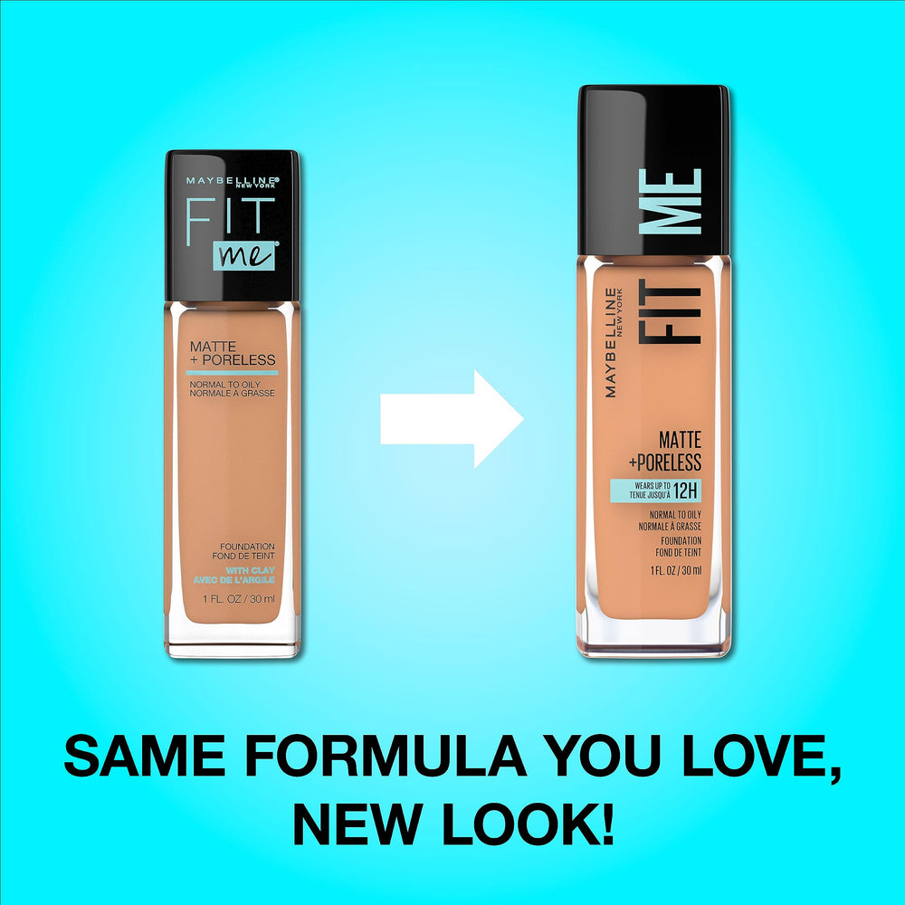 Texture swirl of Maybelline Fit Me Matte + Poreless for smooth blendable coverage