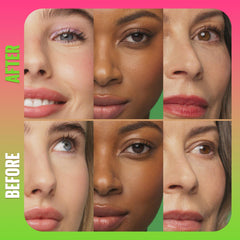 Close-up of Maybelline Great Lash BIG brush lifting lashes