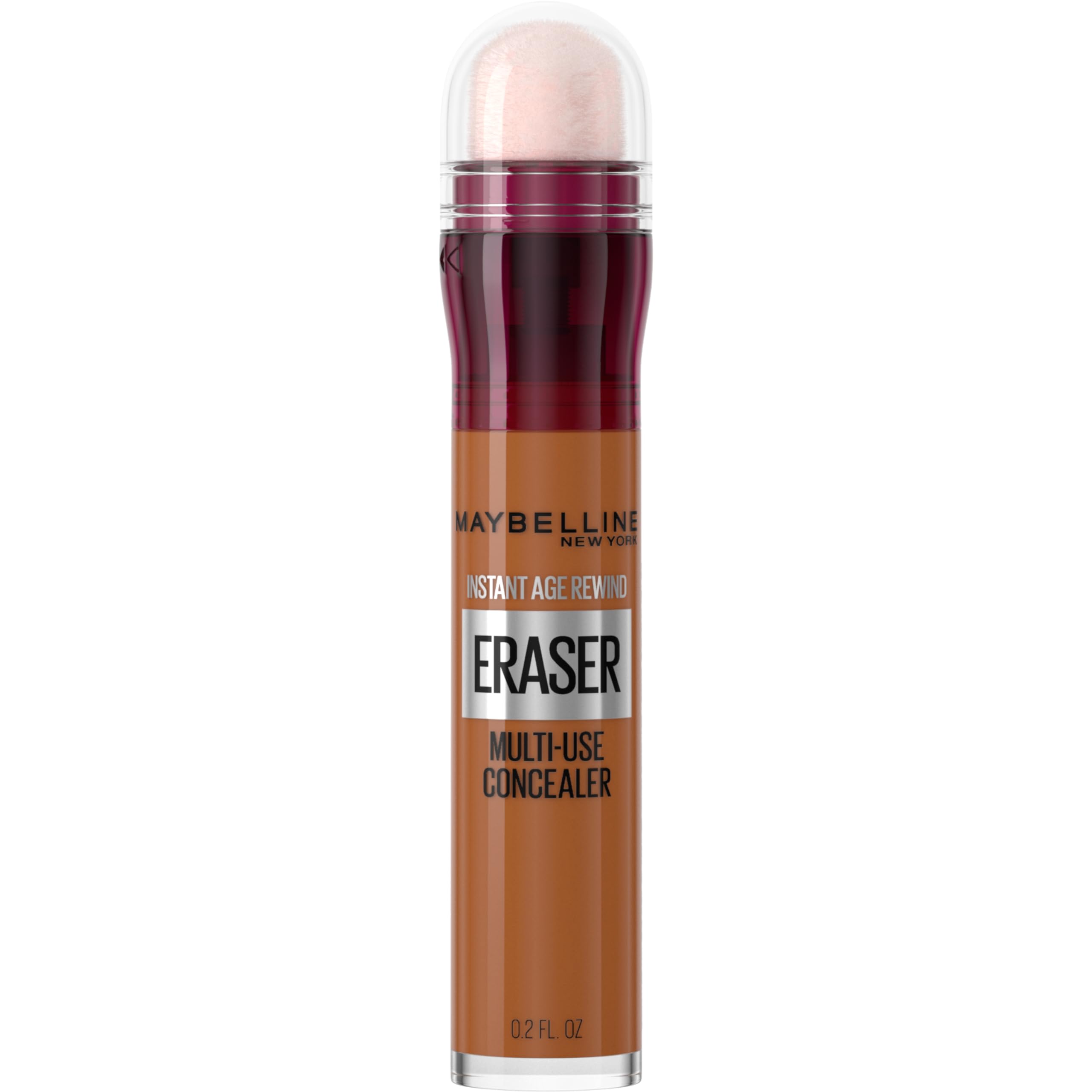 Maybelline Instant Age Rewind Eraser bottle with click-pen concealer for quick coverage